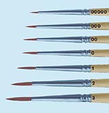 Red Sable Brushes